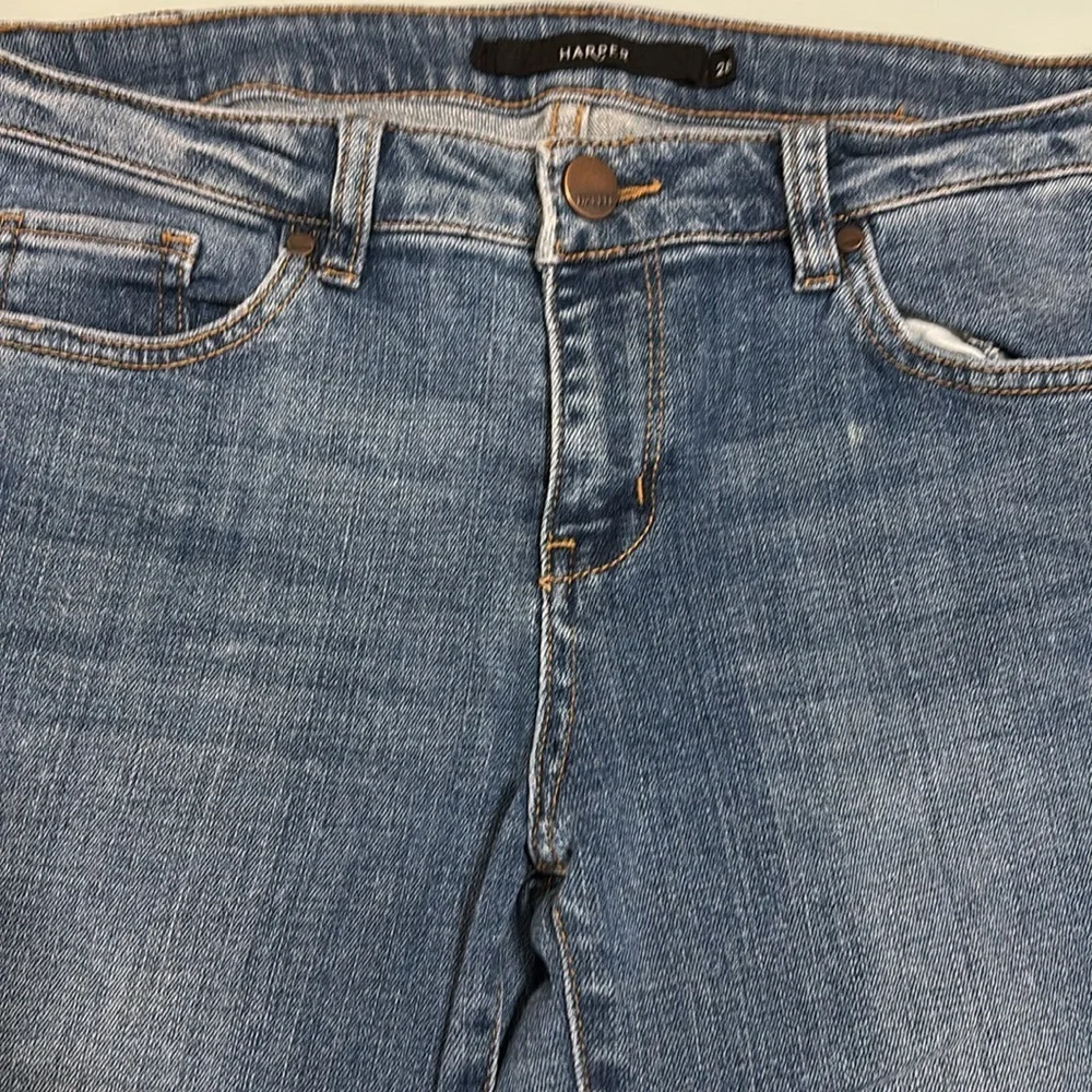Harper Jeans Womens Size 6 Size 28 Blue Denim Investment Piece